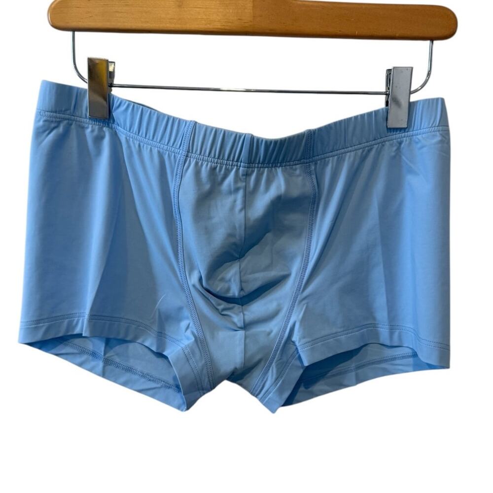 Hanro Micro Touch Boxer Briefs Placid Blue L
